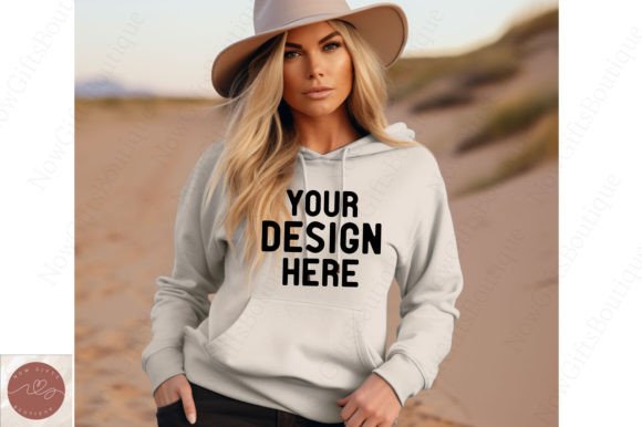Christmas Gildan 1800 Hoodie Mockup Graphics