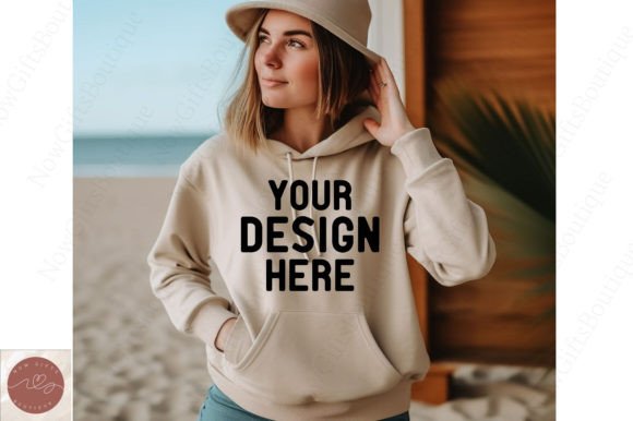 Christmas Gildan 18500 Mockup: Hoodies Sweatshirts Graphics