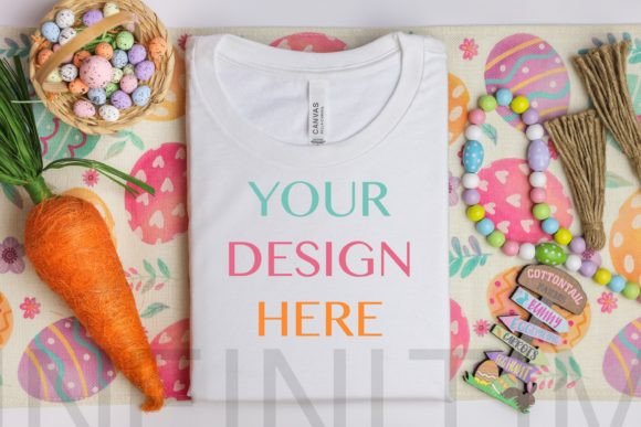 Easter Tshirt Mockup: Graphics for T-Shirts