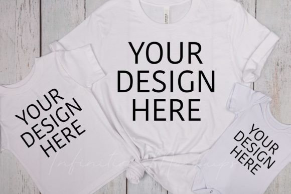 Family Tshirt Mockup: Graphics for T-Shirts