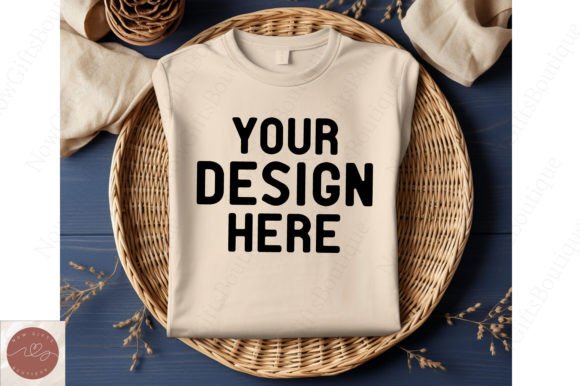 Gildan 18000 Christmas Tshirt Mockup: Graphics for T-Shirts