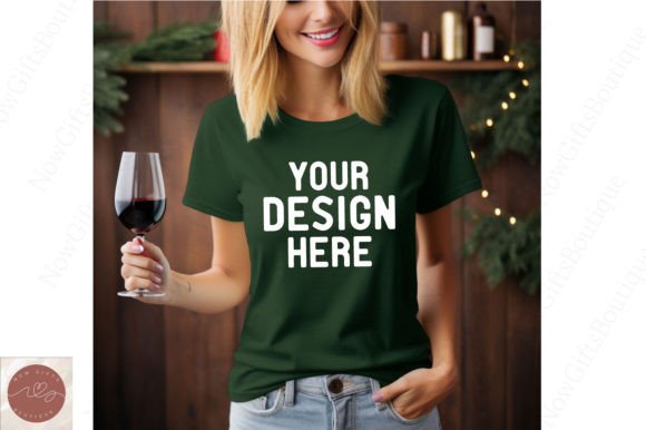 Gildan 18000 New Years Mockup: Graphics & T-Shirts