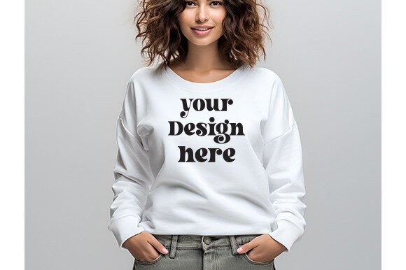 Gildan 18000 Women Mockup: Hoodies & Graphics