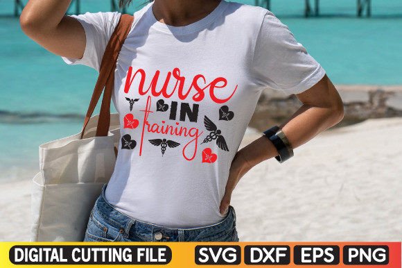 Nurse in Training Graphics for T-Shirt Designs