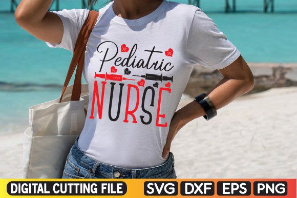 Pediatric Nurse Graphics for T-Shirt Designs