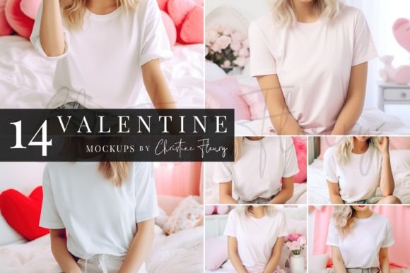 Valentine’s Mockup Bundle: Graphics for T-Shirts